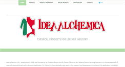 Desktop Screenshot of ideaalchemica.it